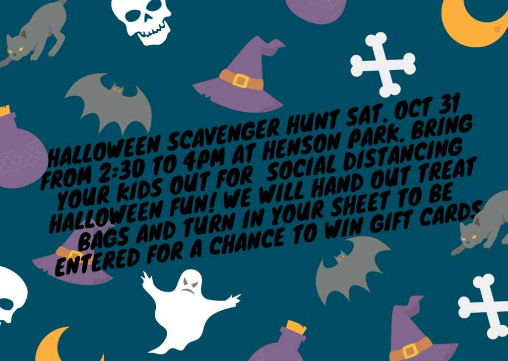 Halloween Scavenger Hunt at Henson Park